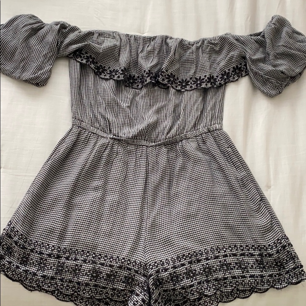 Off the shoulder romper